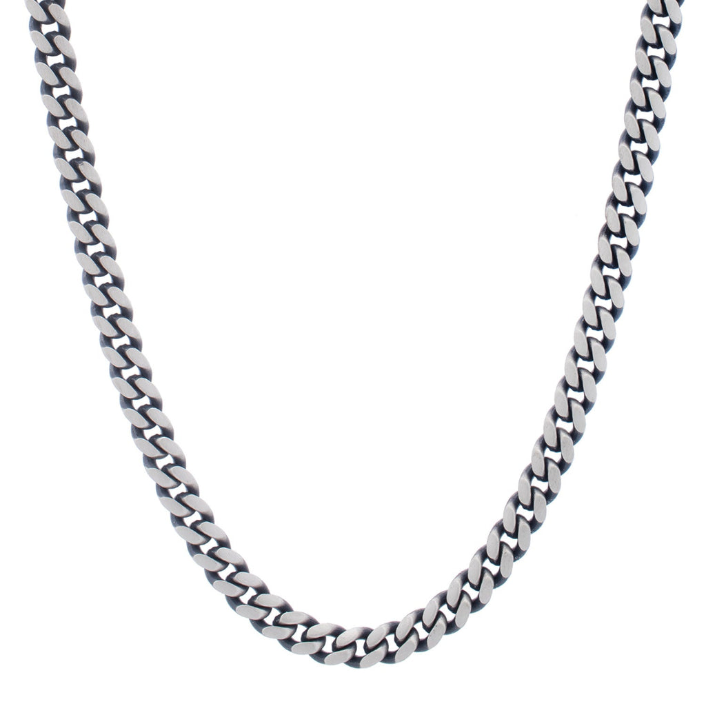 JewelStop Sterling Silver Polished Finish Miami Cuban Link Chain Necklace, Lobster Clasp - 24"