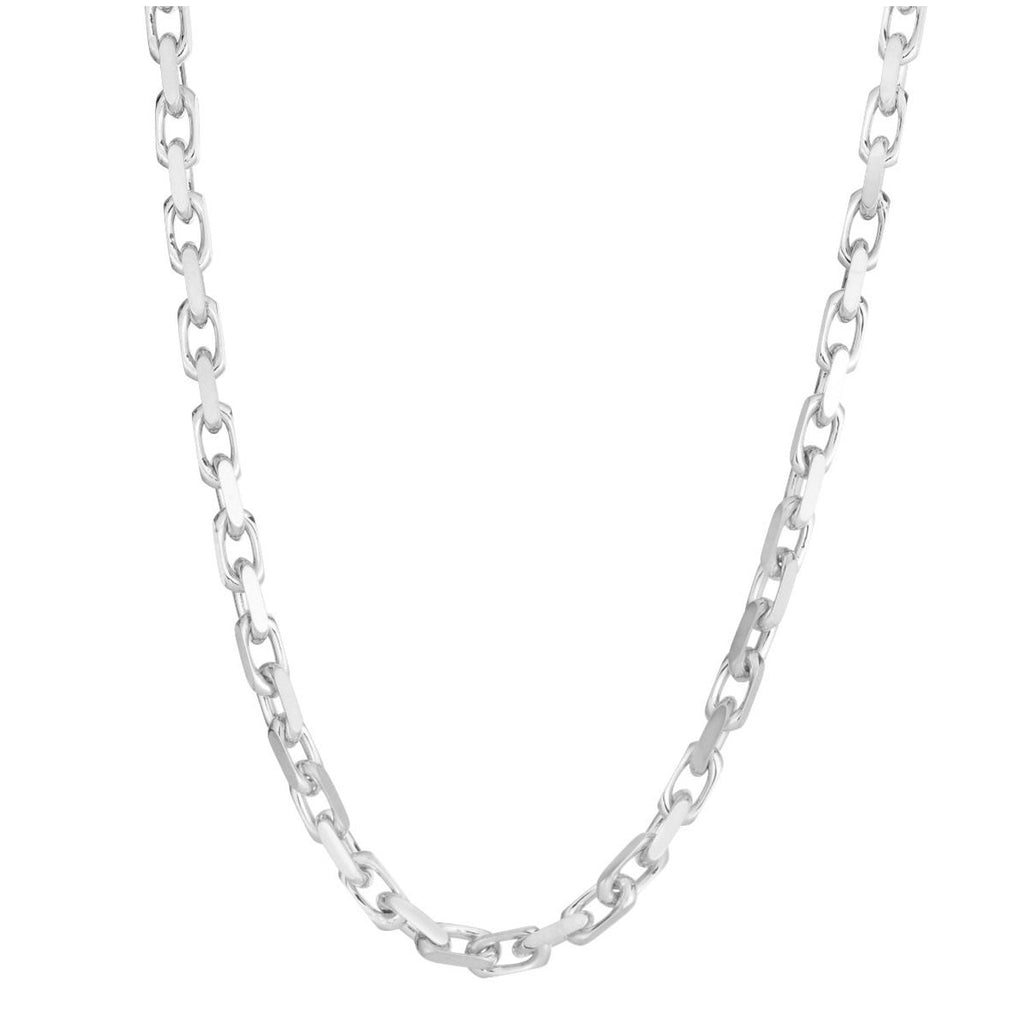 JewelStop Sterling Silver Polished Finish 5mm French Cable Chain Necklace, Lobster Clasp - 20",22",24"