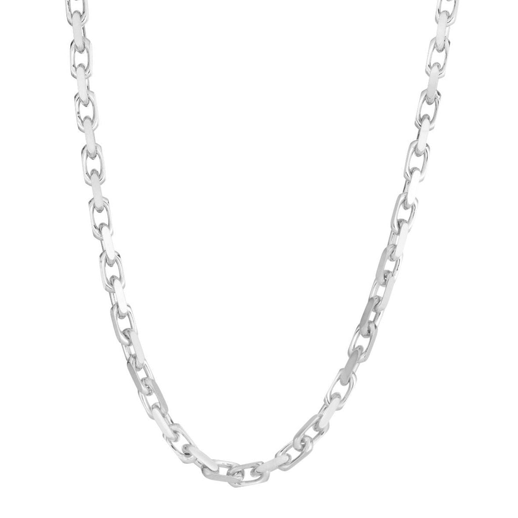 JewelStop Sterling Silver Polished Finish 5.6mm French Cable Chain Necklace, Lobster Clasp - 20",22",24"