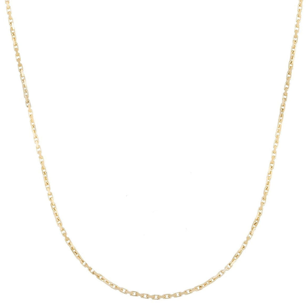 JewelStop 14k Yellow Gold Polished Finish 1.9mm French Cable Chain Necklace, Lobster Clasp - 18",20",22",24"