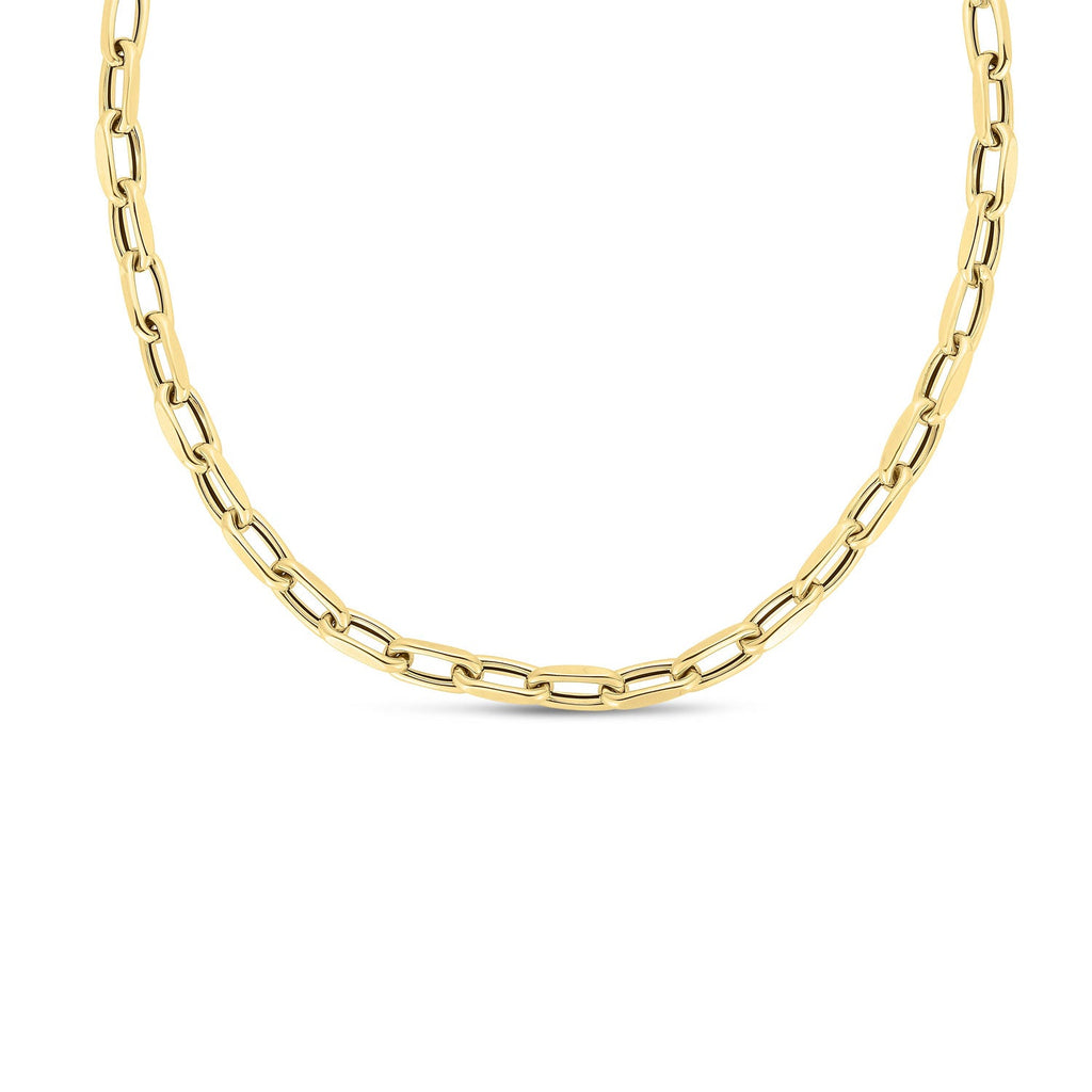 JewelStop 14K Yellow Gold Polished Finish 6mm French Cable Chain Bracelet with Lobster Clasp - 7.5"