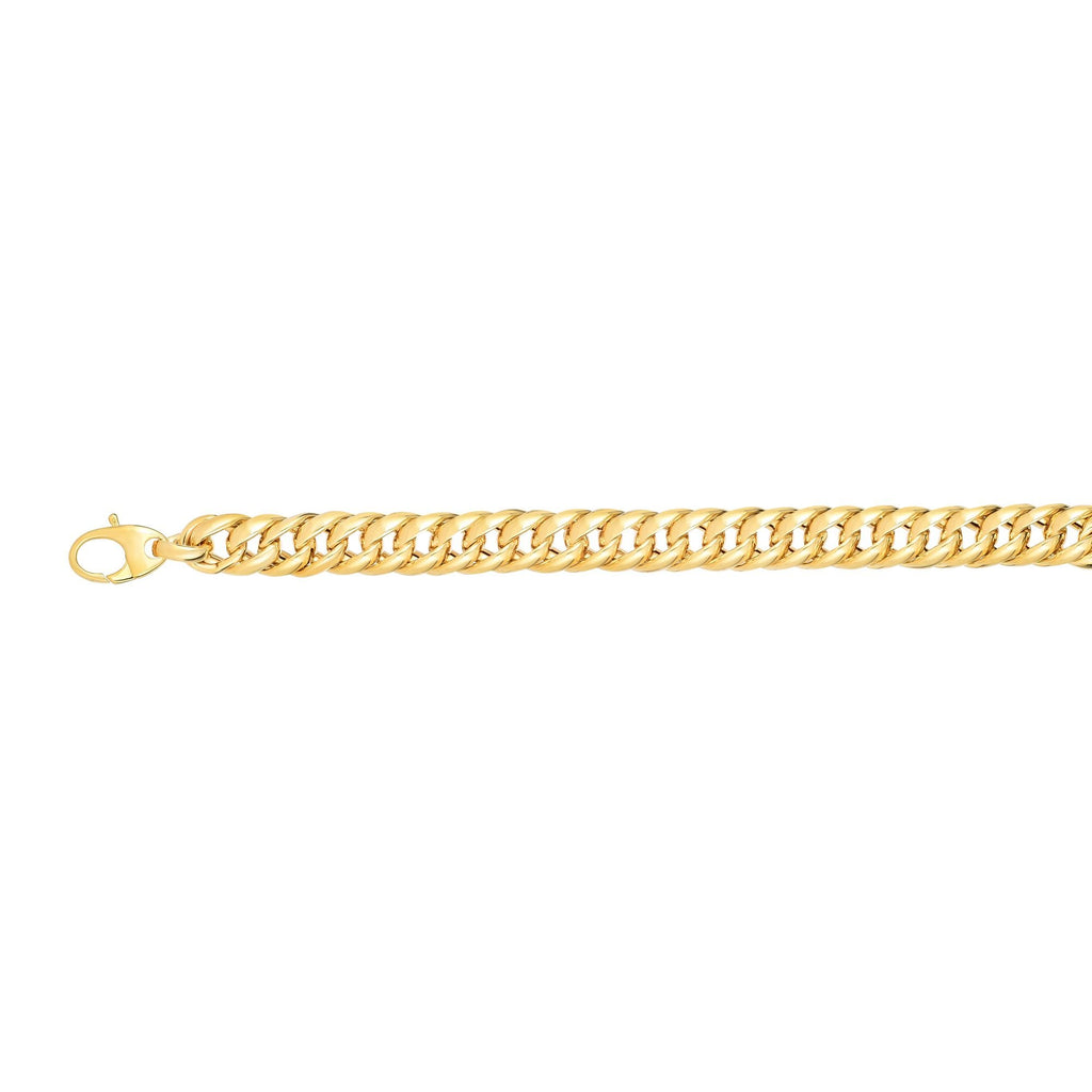 14k Yellow Gold 14.8mm Shiny Miami Cuban Link Bracelet - 7.5'' - JewelStop1