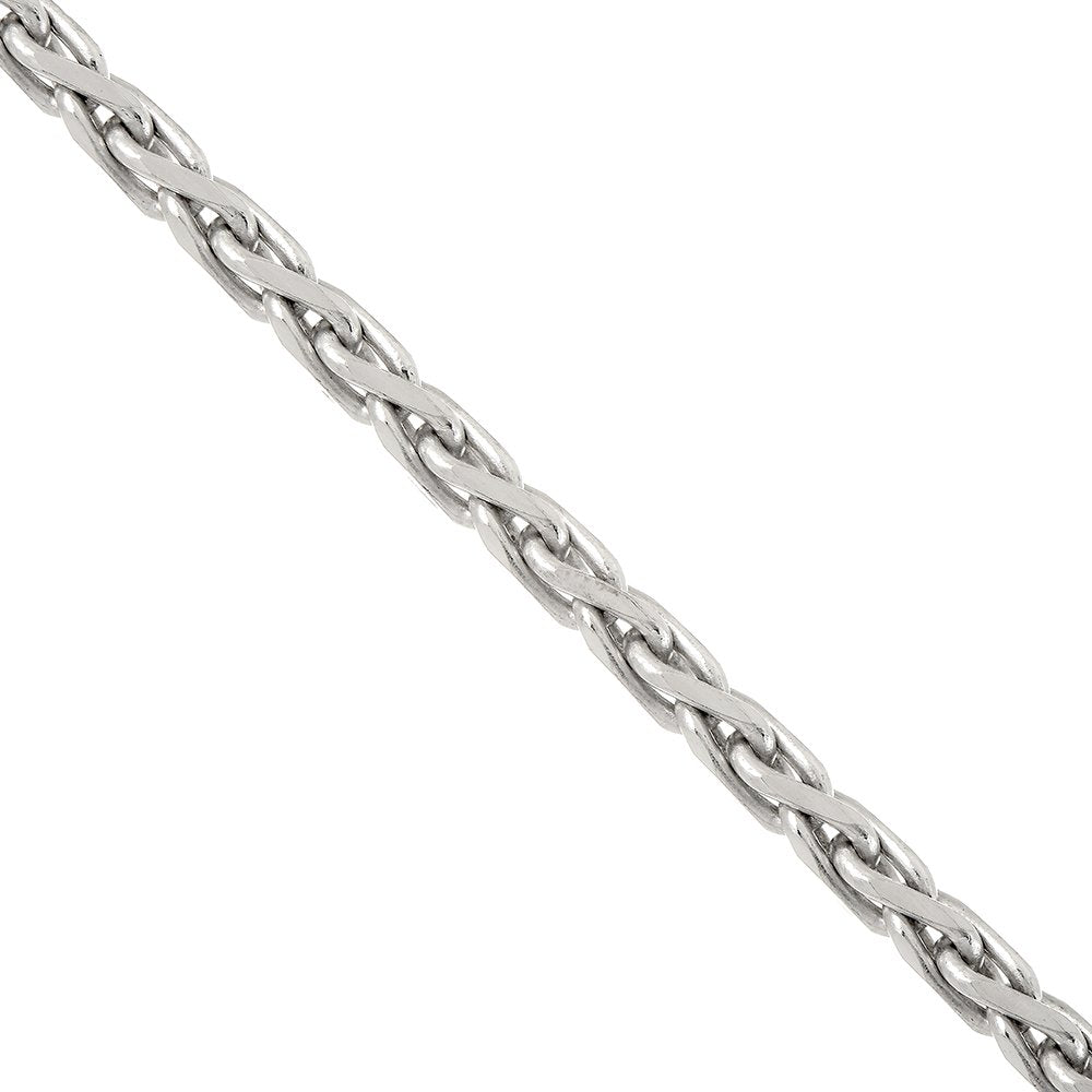 925 Sterling Silver Rope Chain Necklace 3mm 4mm 5mm 12mm Lobster