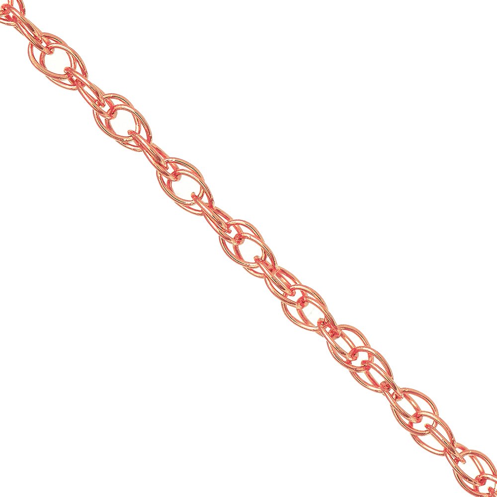 14k Solid Gold 0.5mm Carded Milano Rope Pendant Chain 16" 18" 20" 22" 24" - JewelStop1