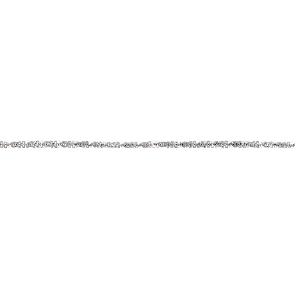 925 Sterling Silver 1.5mm Rhodium Sparkle Chain 24" Necklace - JewelStop1